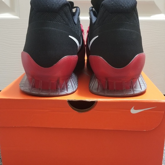 Nike Romaleos 3 Black Red Squatting Training Shoes main image 5